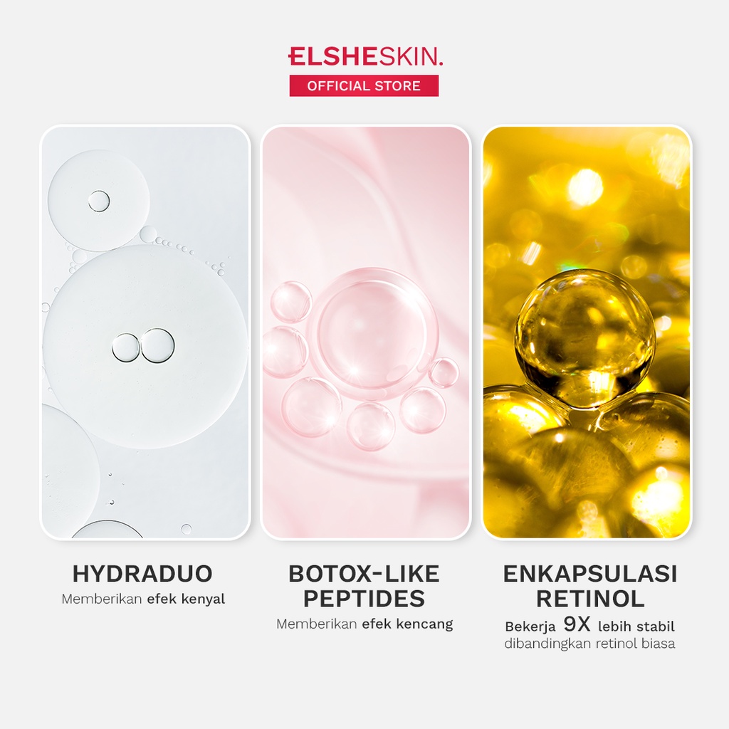 ❤ MEMEY ❤ ElsheSkin 5 IN 1 Eyessentials Night Serum 18ml | With Retino &amp; Vitamin C Eye Serum