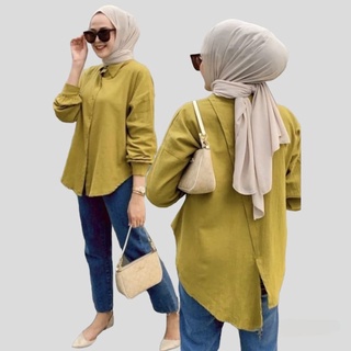 Sita Kemeja Wanita Linen Oversize