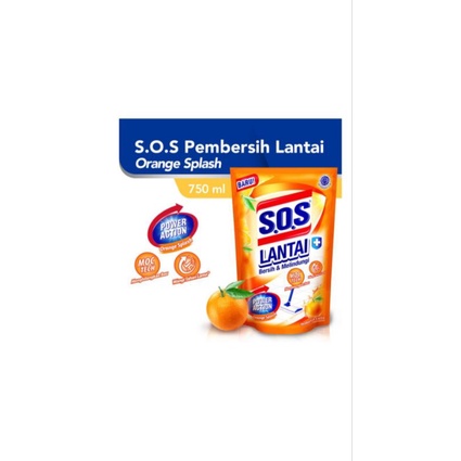Sos pembersih lantai refill orange 750ml