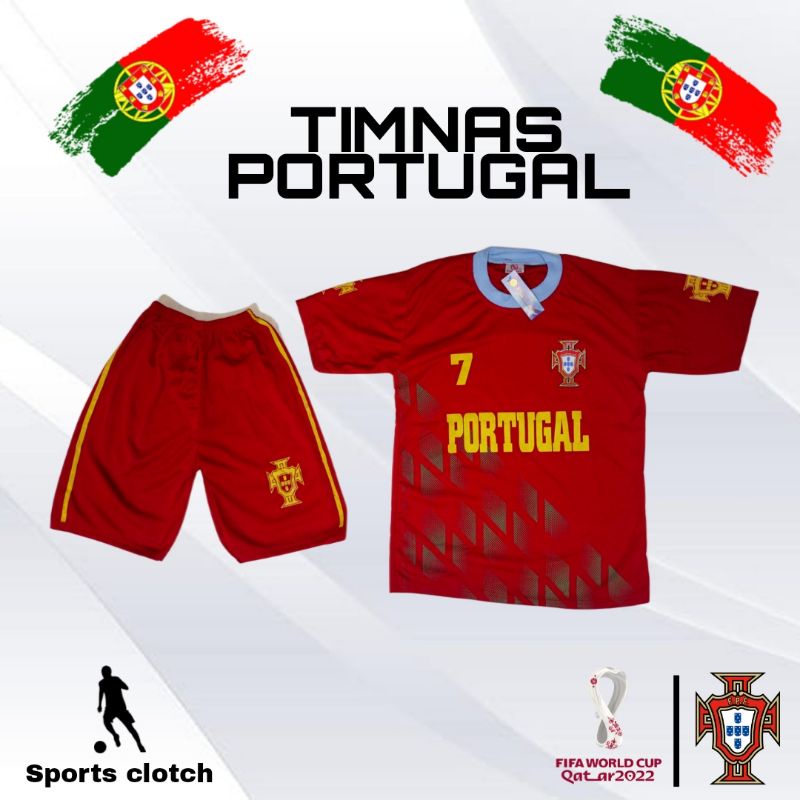 JERSEY TIMNAS PORTUGAK ANAK MURAH/ KAOS BOLA TIMNAS PORTUGAL ANAK