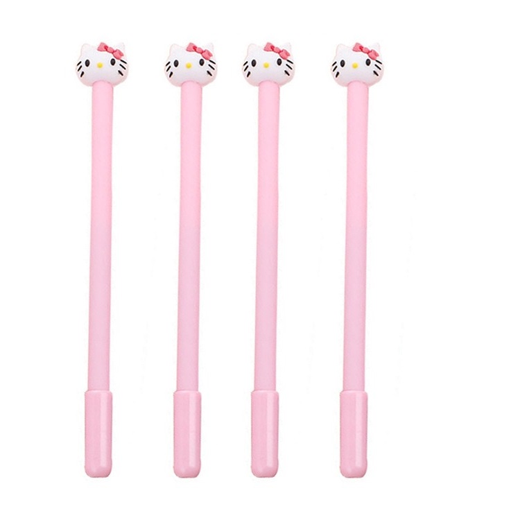 4pcs Pena Pen Pulpen Gel Set Tinta Cair Hello Kitty GM-ST0124