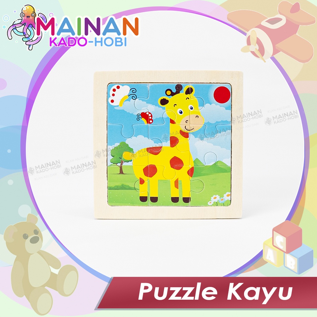 MAINAN PUZZLE DIY ANAK MELATIH KREATIFITAS MOTORIK MONTESSORI ANAK