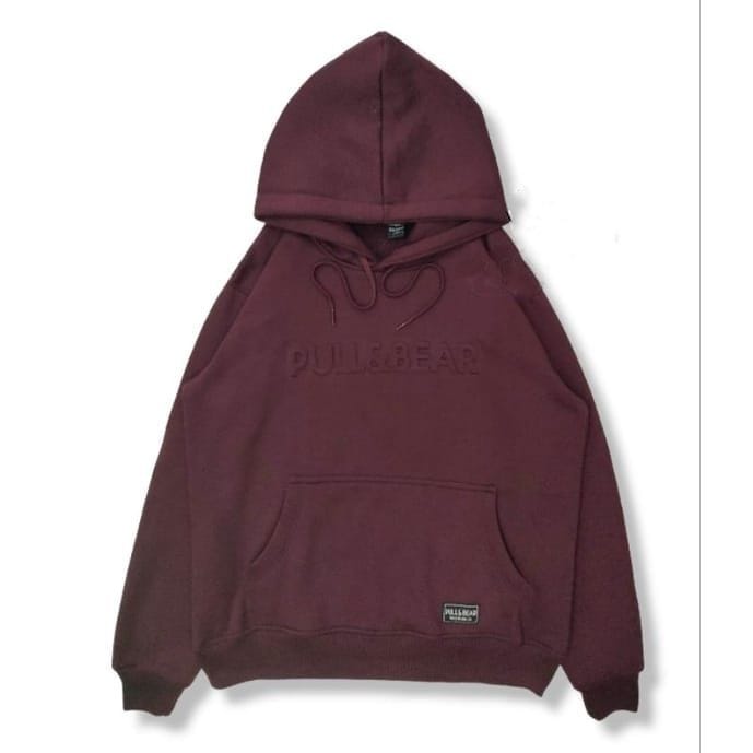 Jaket Sweater Hoodie Pull And Bear Distro Premium - Jaket Hoodie PullBear Hijau Mint Logo 3D Sablon Embossed Font Timbul Premium Unisex