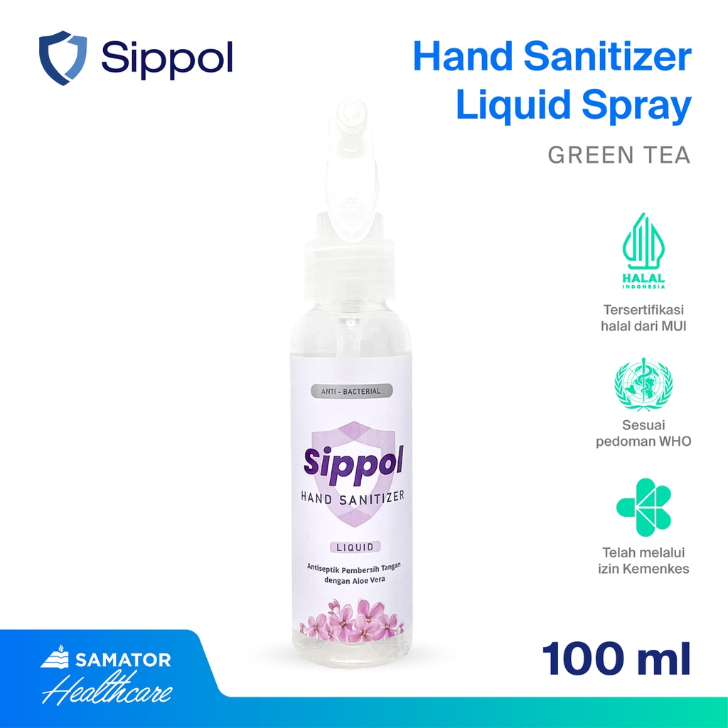 Sippol Hand Sanitizer Liquid 100 ml