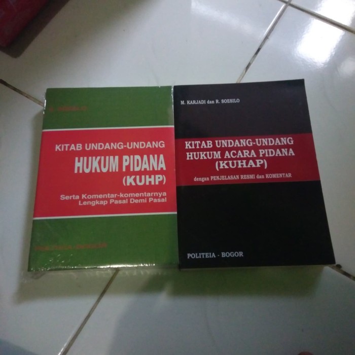 Hupi Paket Kuhp & Kuhap R. Soesilo