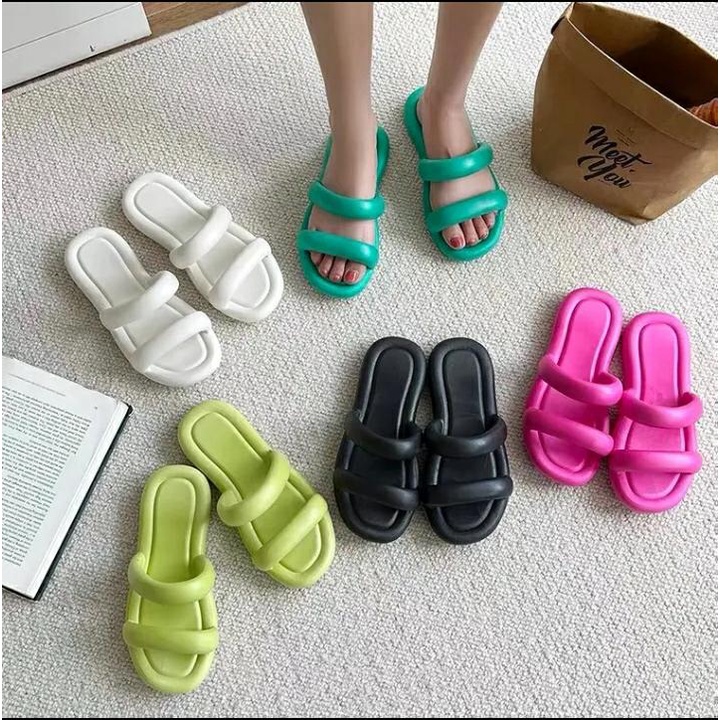 Sandal Wanita Slop THICK BANGKOK - Premium Import Shoes