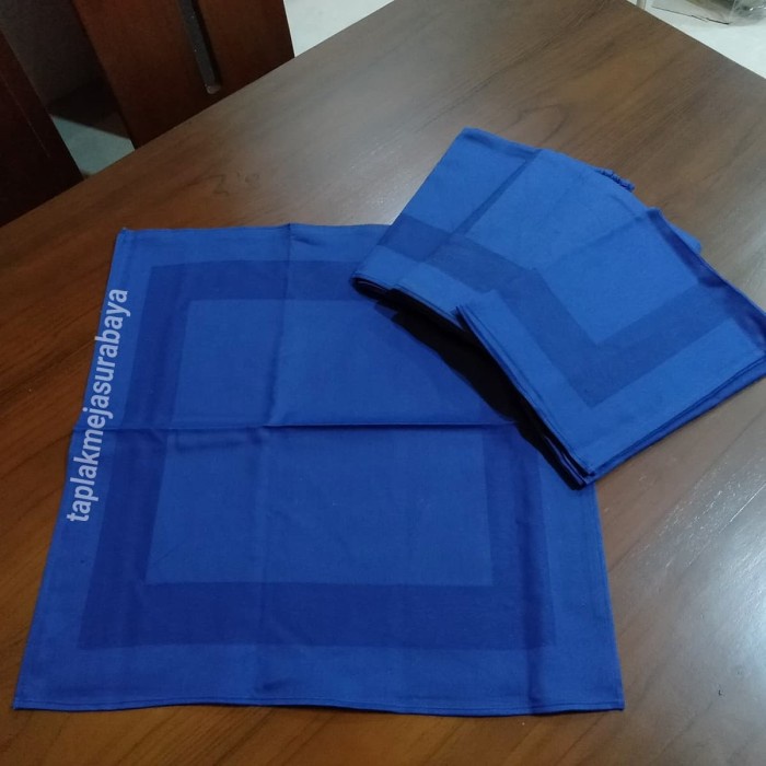 @@@@] Serbet Makan Napkin Hotel Restoran - Napkin Damask Katun Polos Tebal