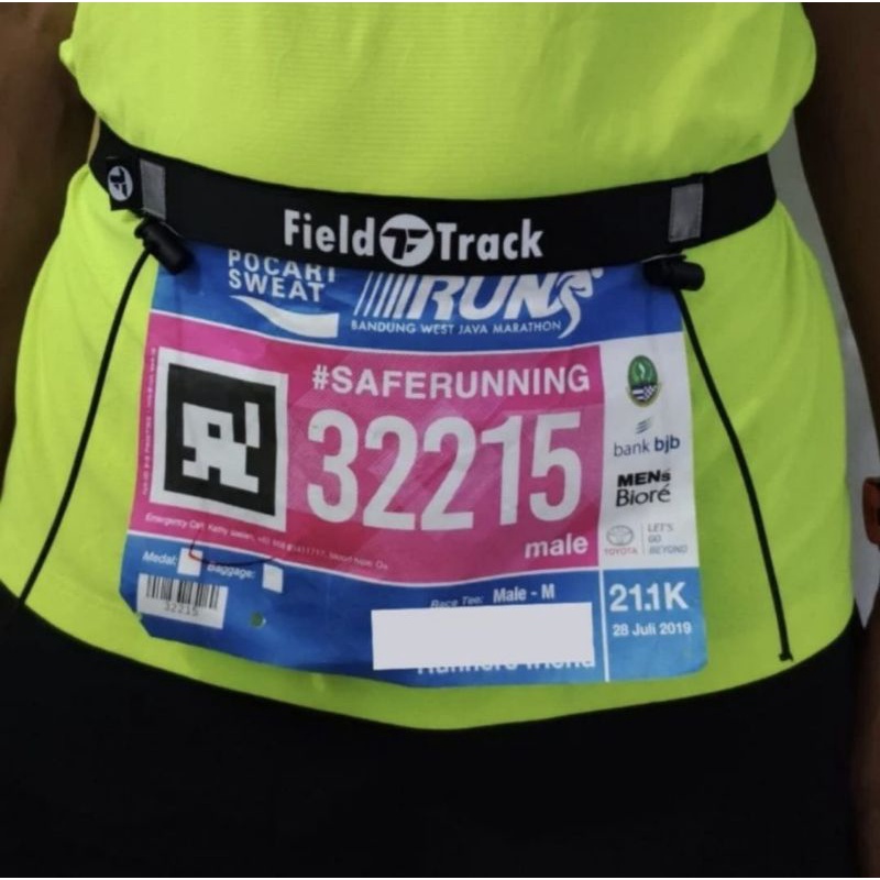 Bib Race Number Belt - Field & Track