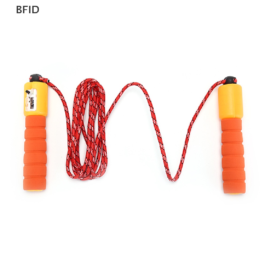 [BFID] 1pc adjustable gym Olahraga fitness Latihan Cepat Kecepatan coung jump skip rope [ID]