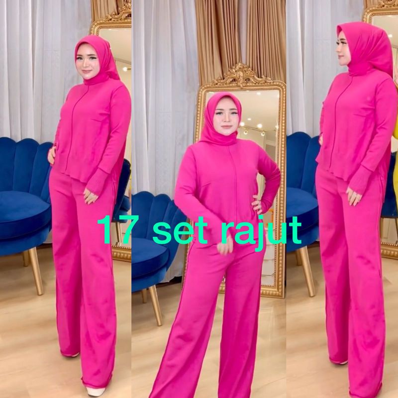 One Set Celana Rajut Shellasaukia