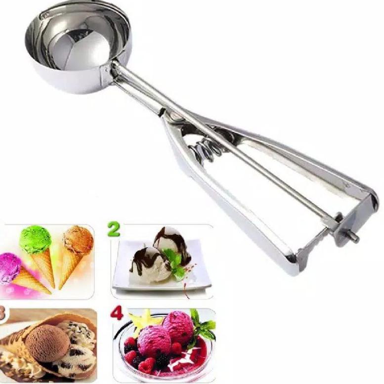 Ice cream Scoup 4 5 6 cm Yakima scop sendok sekop scoop es krim stainless steel murah T0YCS6435