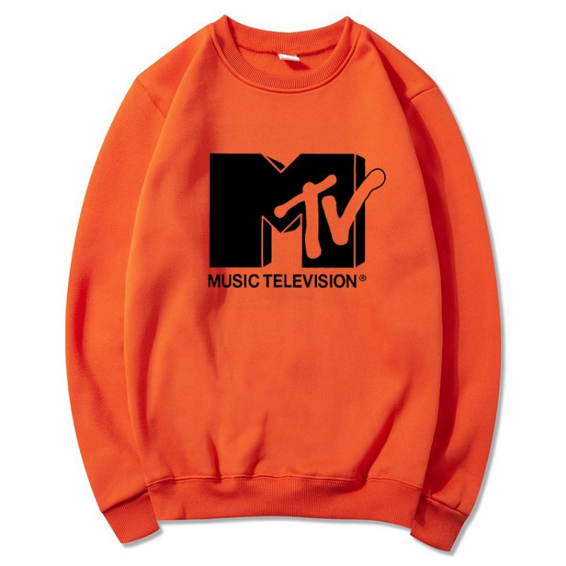 Sweater Crewneck MTV Music Television - Pria Wanita Custom Distro Polos