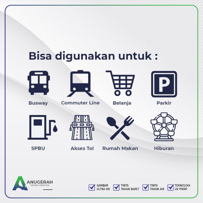 Kartu Flazz BCA Gen 2 E-money Mandiri Driver License