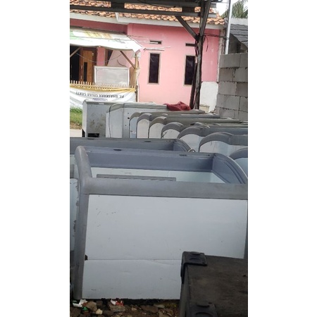 freezer gea sleding kaca sd 260 by bekas