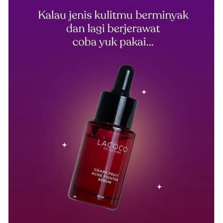 Lacoco Grape fruit acne fighter serum NASA