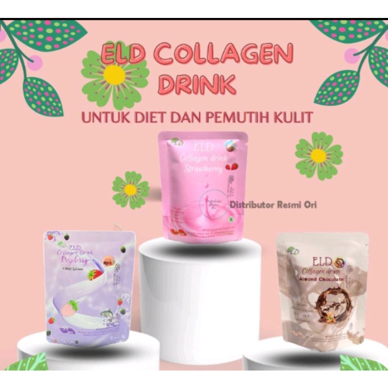 

ELD COLLAGEN DRINK STRAWBERRY & ALMOND CHOCOLATE DRINK AGEN RESMI(penggemuk/penurun berat badan &pencerah kulit)