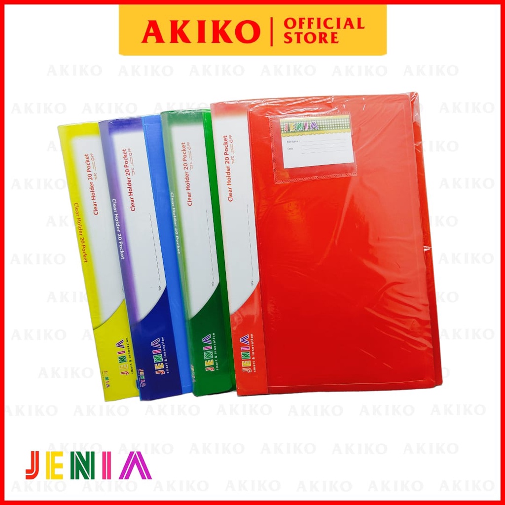 

Clear Holder 20 Pocket Jenia