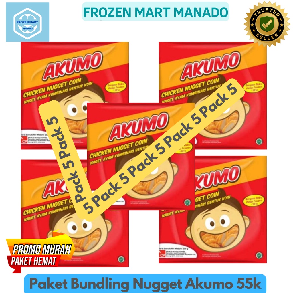 

Paket Bundling Nugget Akumo 55k - Frozen Mart Manado (Frozen Food Manado)