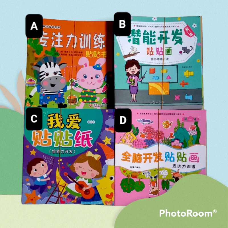 

Buku Stiker Permainan Edukasi Sticker Book non usborne BBW