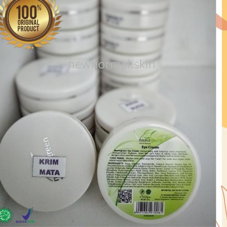 Promo | KF7 | COD-NAAVAGREEN EYE CREAM-KRIM MATA PANDA-KRIM LINGKAR MATA NAAVAGREEN SKINCARE