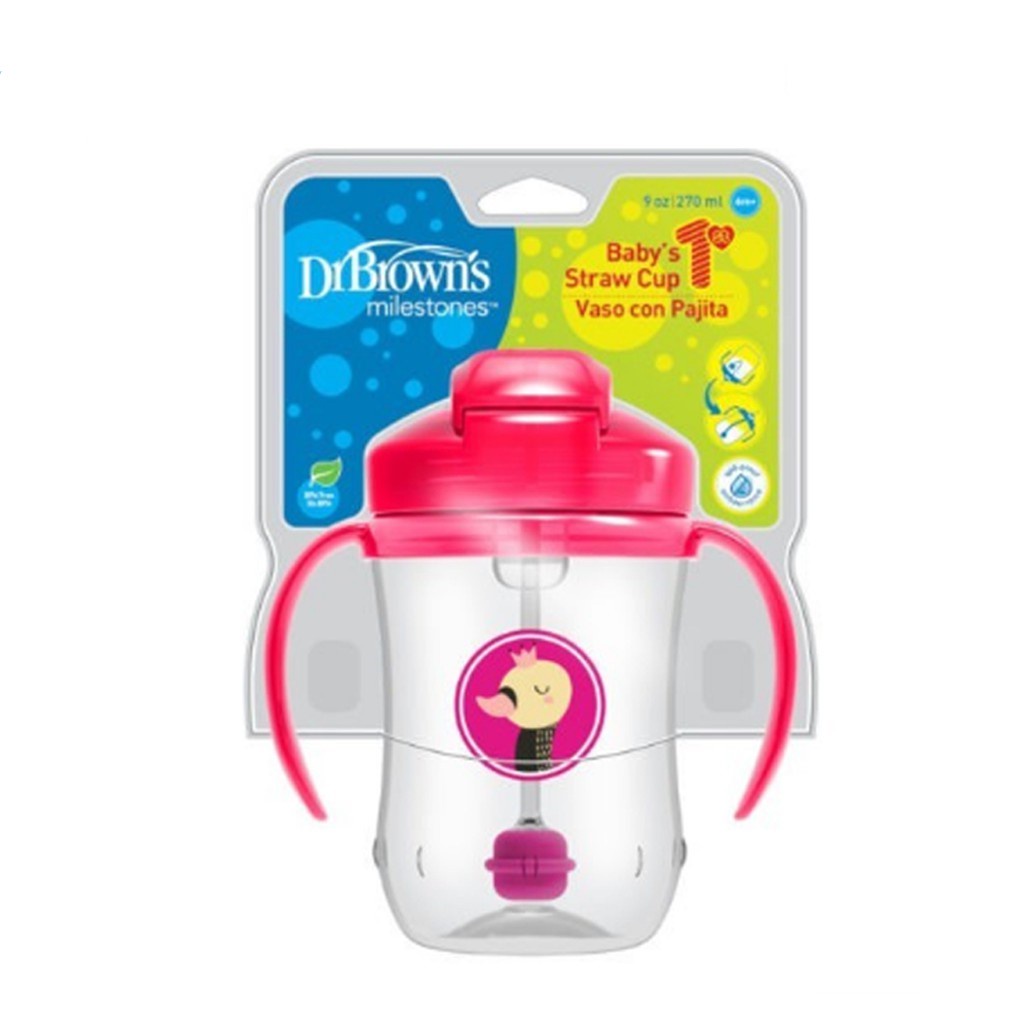 Dr Brown's Baby's Straw Cup 6mo+ 270ml