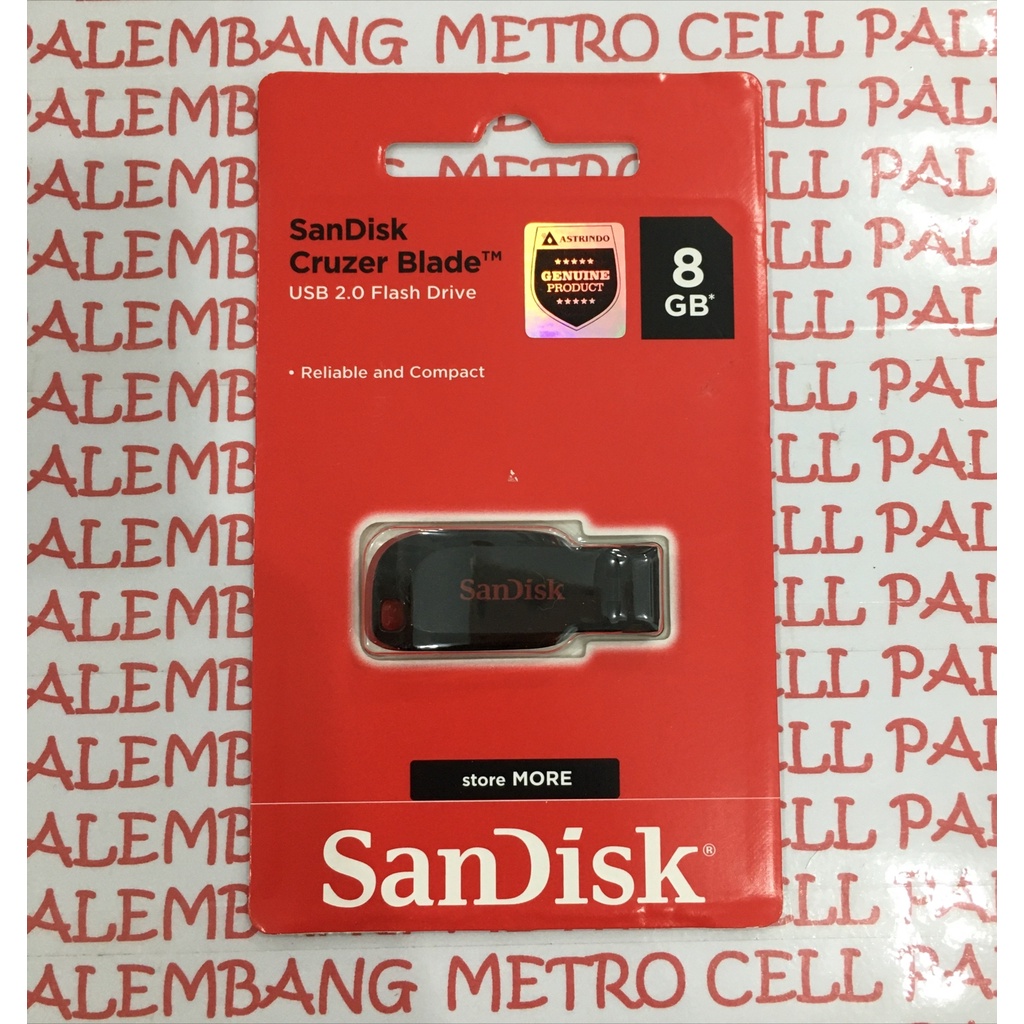 Jual SanDisk FLASHDISK CRUZER BLADE 8GB | Shopee Indonesia