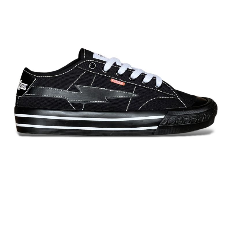 Sepatu XternalStepSure - Sepatu Sneakers Mitterns Storm Low Black Oreo