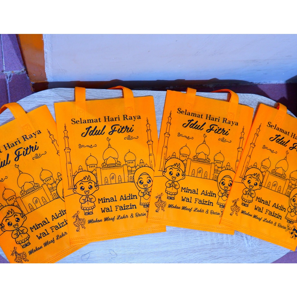 

Tas Spunbond Idul Fitri / Kantong Bingkisan Lebaran Goodie Bag