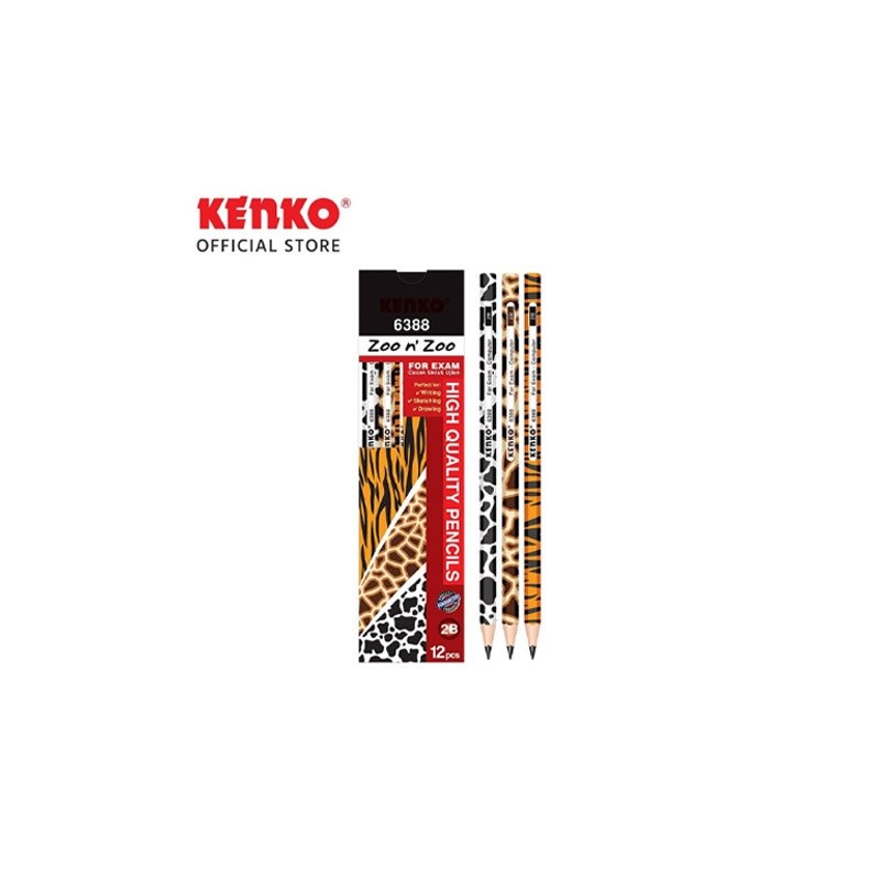 

Pensil 2B Kenko Motif Hewan Zoo n Zoo 6388