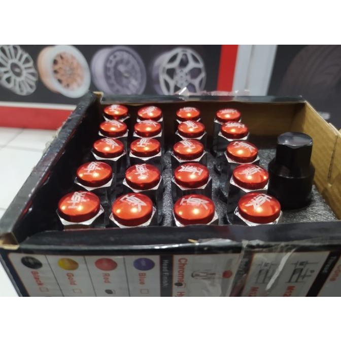 MUR RACING HSR UNTUK MOBIL CIVIC BRIO BAUT RODA MERAH ( SEMUA MOBIL )