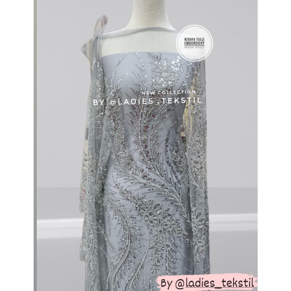 Lace kebaya tulle manik payet