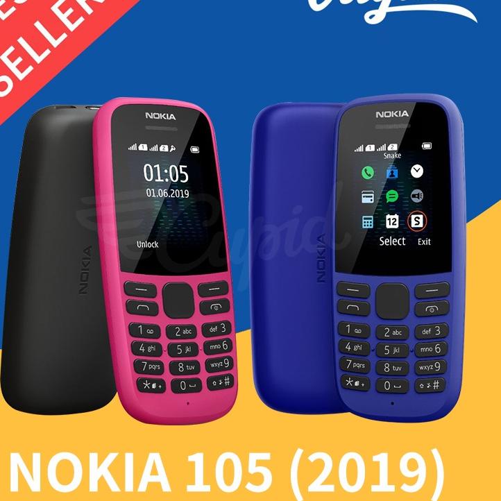 Terlaris CUPID Nokia 105 2019 Dual Sim bahasa indonesia suara besar