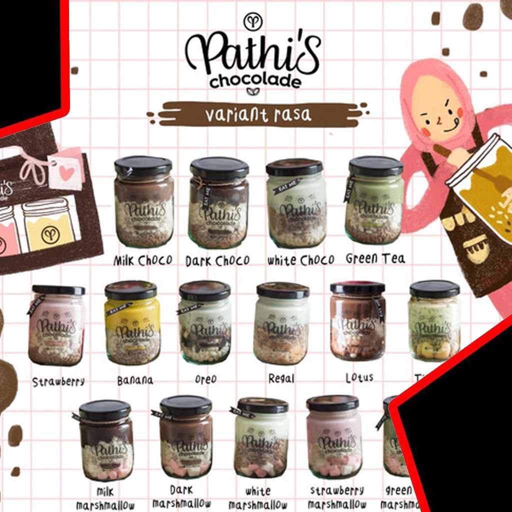 

Camilan Pathis Chocolade Original - Coklat Lumer Rice Crispy Crunchy kemasan fun size 160 ml