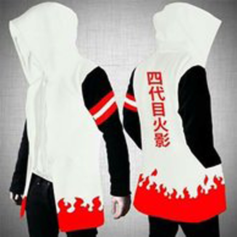 Jubah Hokage Naruto Yondaime /Jaket Hokage Naruto Yondaime /Jaket Naruto /Jubah Naruto/ Anime Boruto Terbaru Bahan Katun