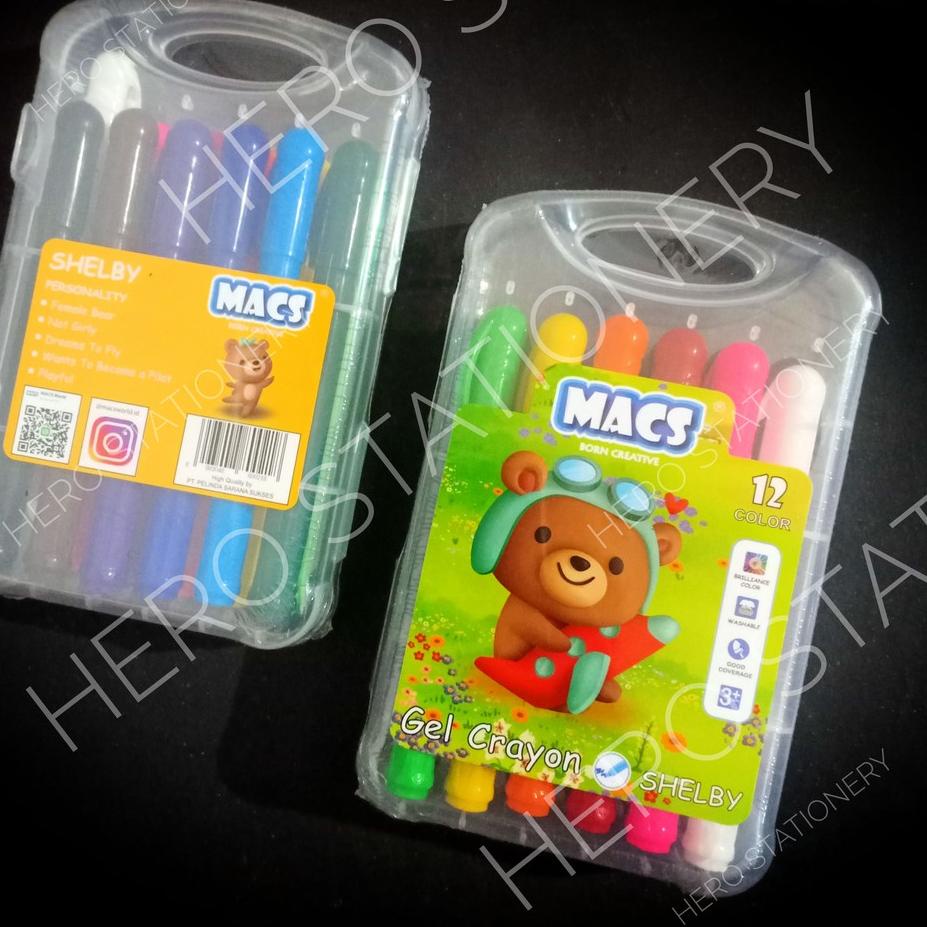 

ダ Krayon wajah gel crayon macs set 12 warna aman untuk kulit Hot Sale