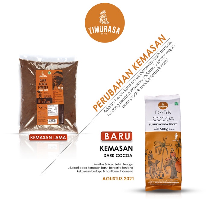 

COKLAT-BUBUK- COCOA POWDER DARK 500G - BUBUK COKLAT -BUBUK-COKLAT
