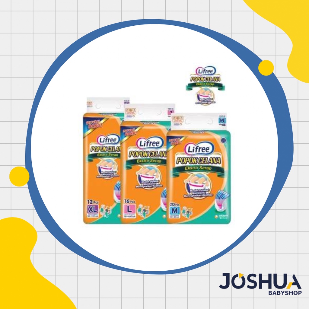 Lifree Pants - Lifree Extra Serap Popok Celana Dewasa M10 L8 XL6
