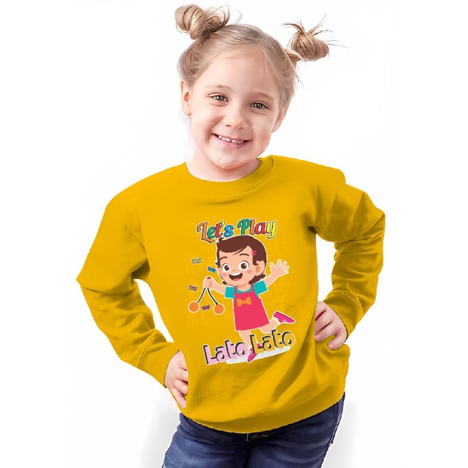 Atasan sweater anak-anak/ Fashion anak-anak cewek/ New Fashion anak-anak perempuan / Pakaian Baju an