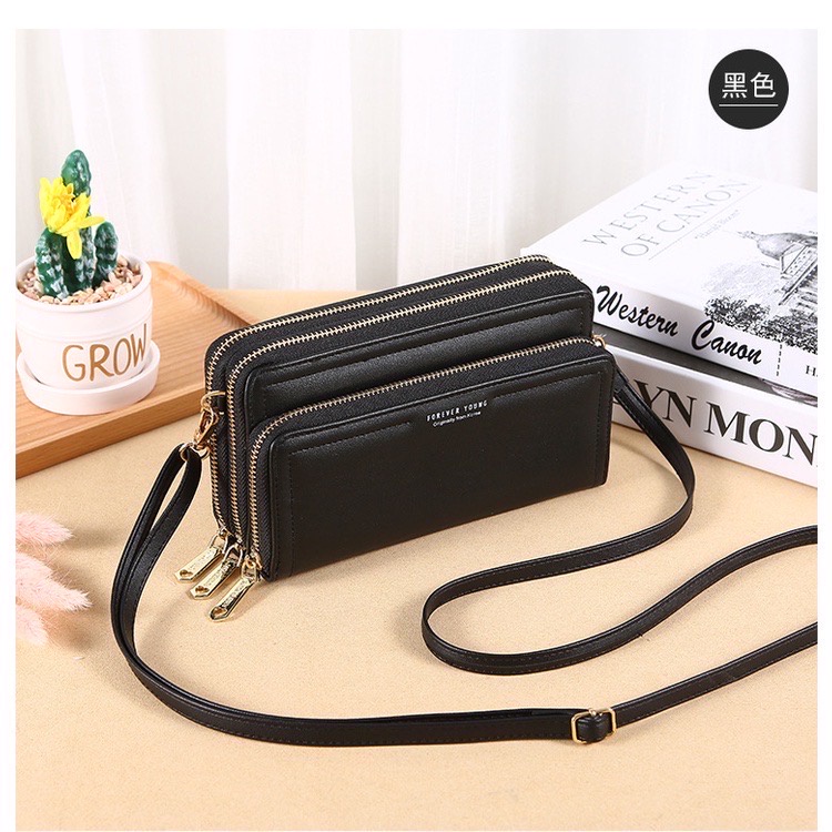 SPESIAL PROMO 7.7 - DOMPET WANITA REMAJA ORIGINAL FOREVER YOUNG IMPORT DOMPET HP PANJANG LIPAT - KB200