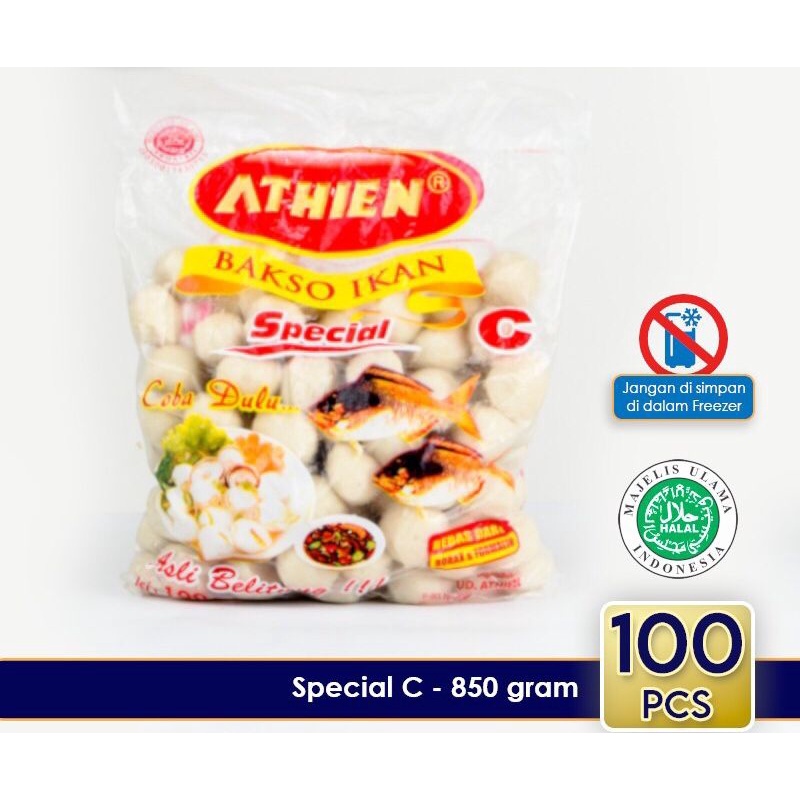 

Athien Bakso Ikan Special C Kecil isi 100 enak dan murah