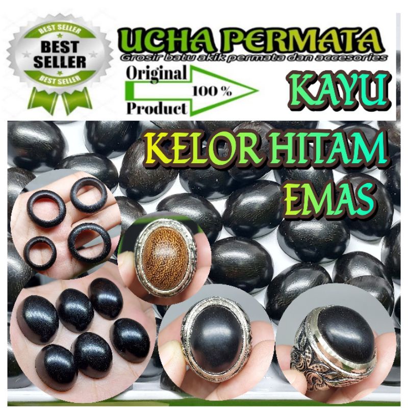 kayu kelor hitam / cincin kelor hitam / kelor emas / asli kayu kelor