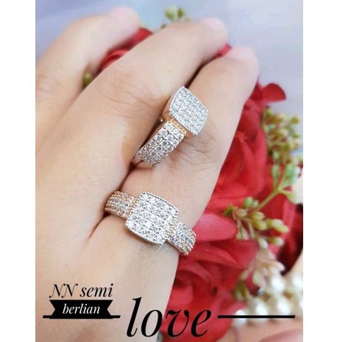 cincin Semi berlian terlaris termewah cincin023