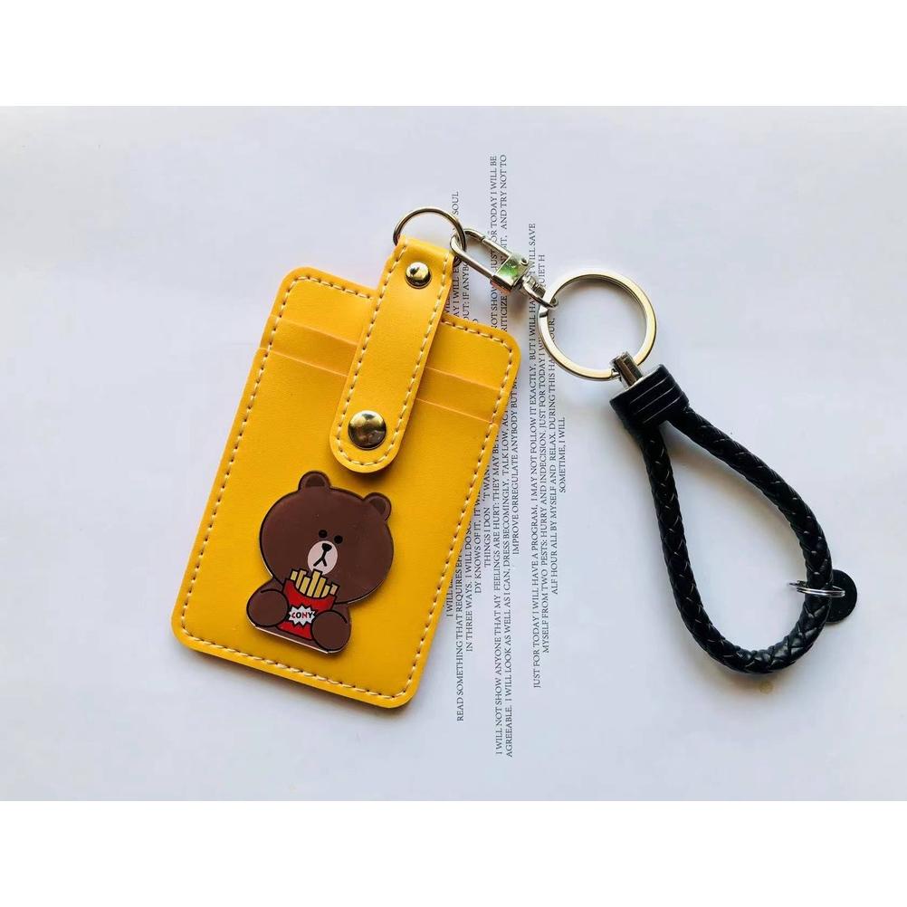 

BAYAR DITEMPAT ID card holder/gantungan kartu boneka bear set /lanyard/name tag