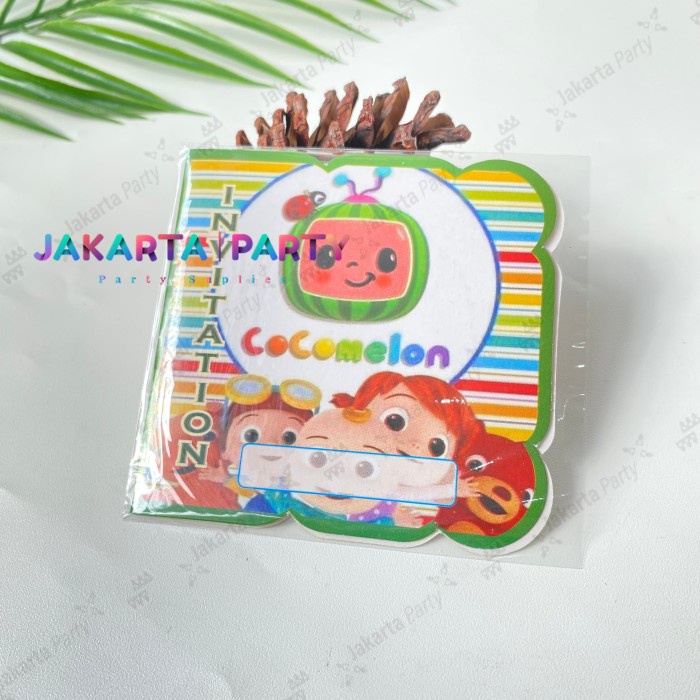 Undangan Cocomelon / Kartu Undangan / Undangan Ultah / Undangan