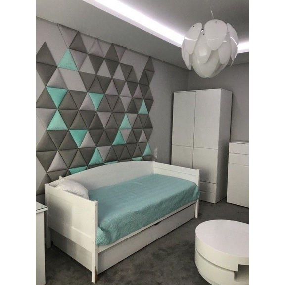 Wallpanel Leather Headboard Sticker 1/4