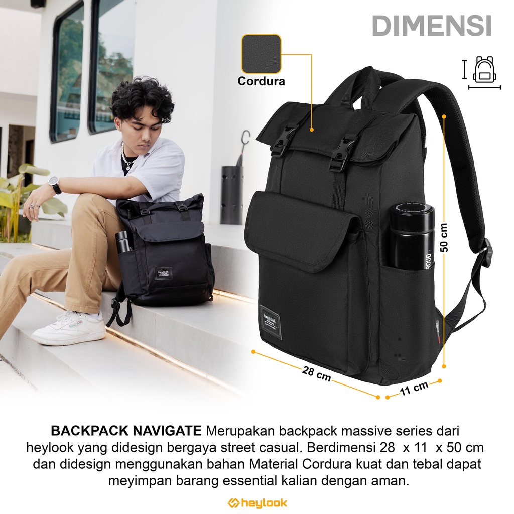 Tas Ransel Gendong Pria Distro Tas Ransel Sekolah Backpack Kuliah Hangout Unisex Tas Punggung Polostas Pria Tas Ransel Travel