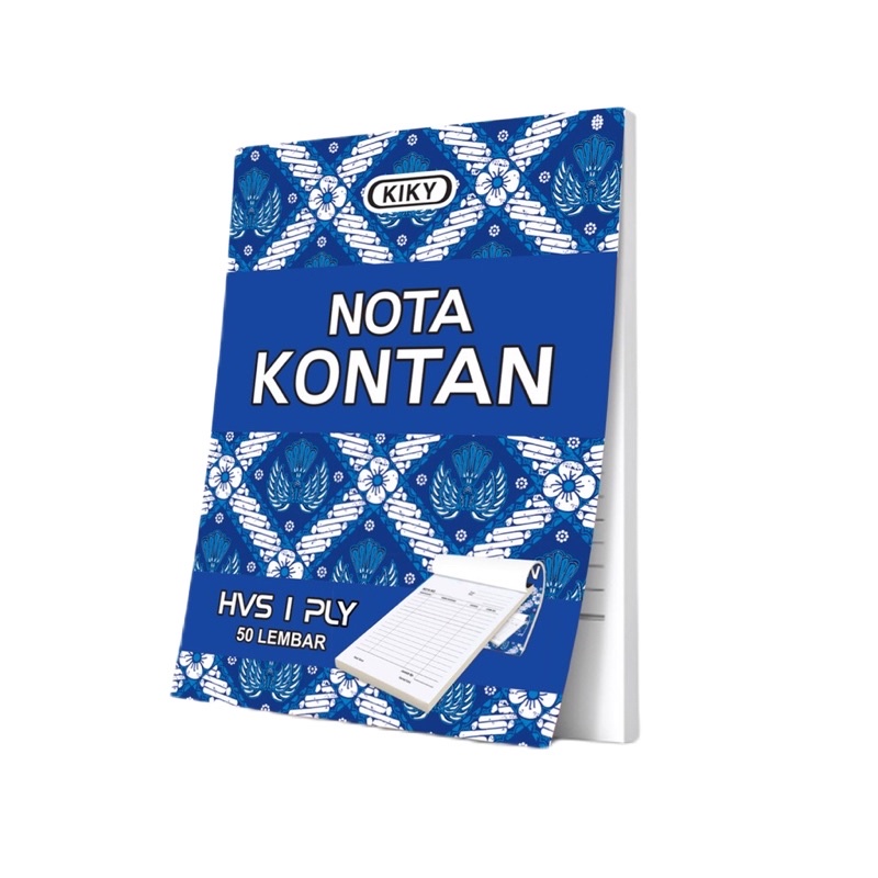 (10 Pcs) Nota Kontan KIKY 1 Ply @50 Lembar (15.5 x 10.5 cm)