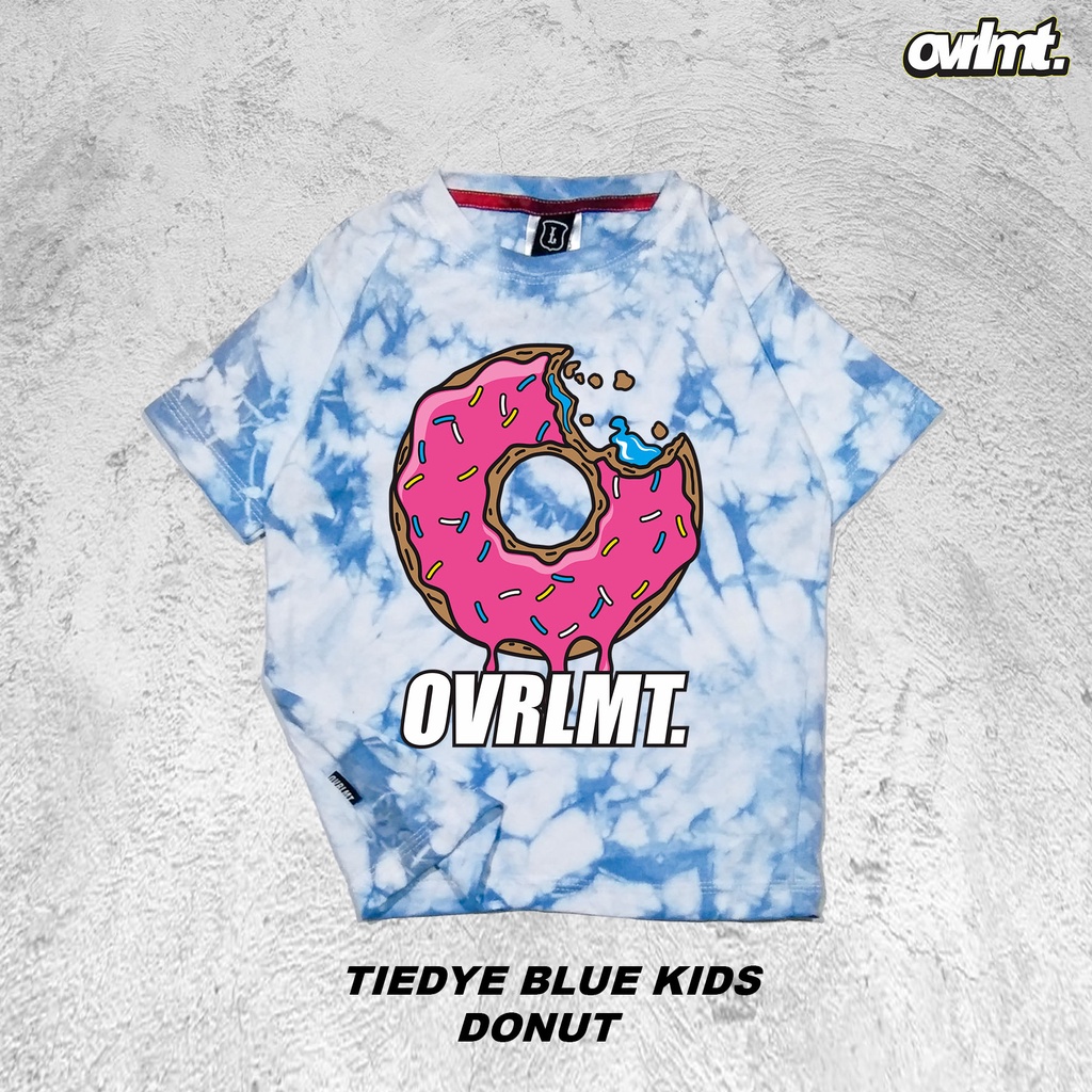 T-SHIRT | KAOS | ANAK | BALITA | TIEDYE | BLUE | DONUT OVERLIMIT