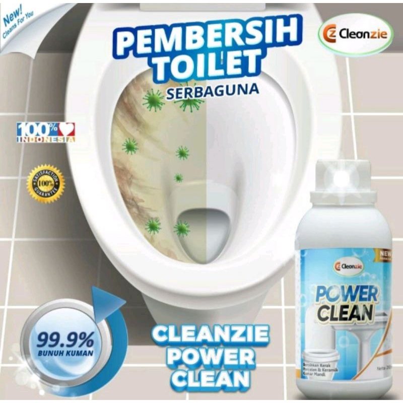 cleanzie power clean - Pembersih keramik lantai  - Pembersih kerak kamar mandi