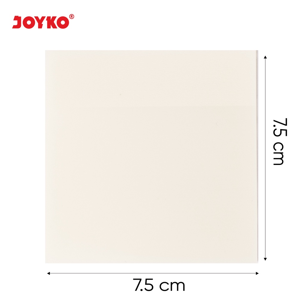 Memo Stick Plastik Transparan Joyko MMS-32 3x3 inch 50 sheet Memo Stick Sticky Note Kertas Memo Tempel Joyko MMS-32 Transparent